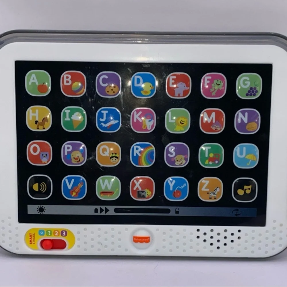 Fisher-Price Laugh & Learn ABC Tablet Smart Stages Educational Toy.